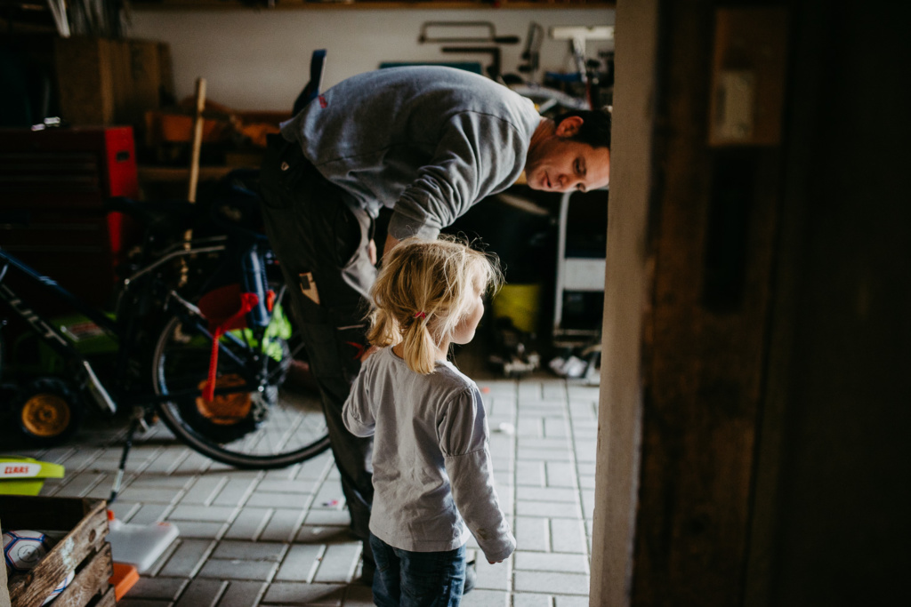 Tochter und Vater